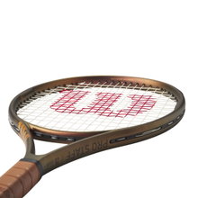 Wilson Dziecięca rakieta tenisowa Pro Staff V14.0 25in (9-12 lat) bronzebraun - naciągnięta -